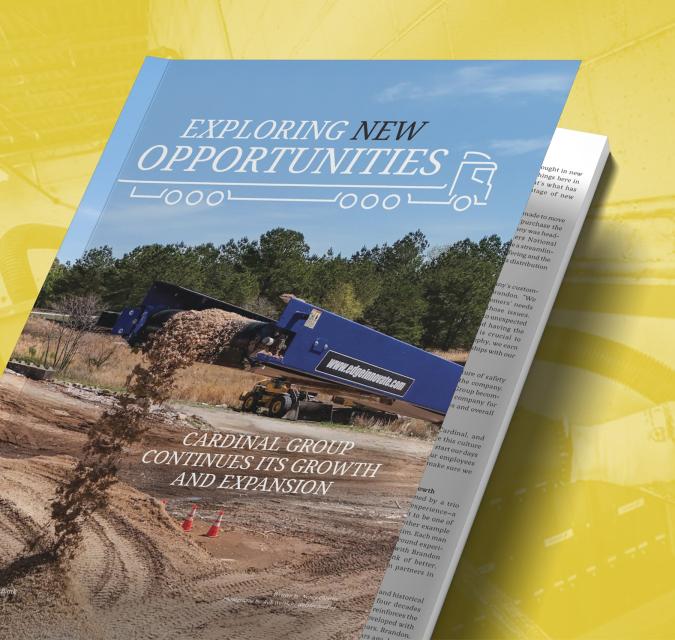 Exploring New Opportunities - Cardinal Group continues its growth and expansion