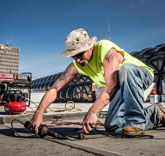 Guy Working